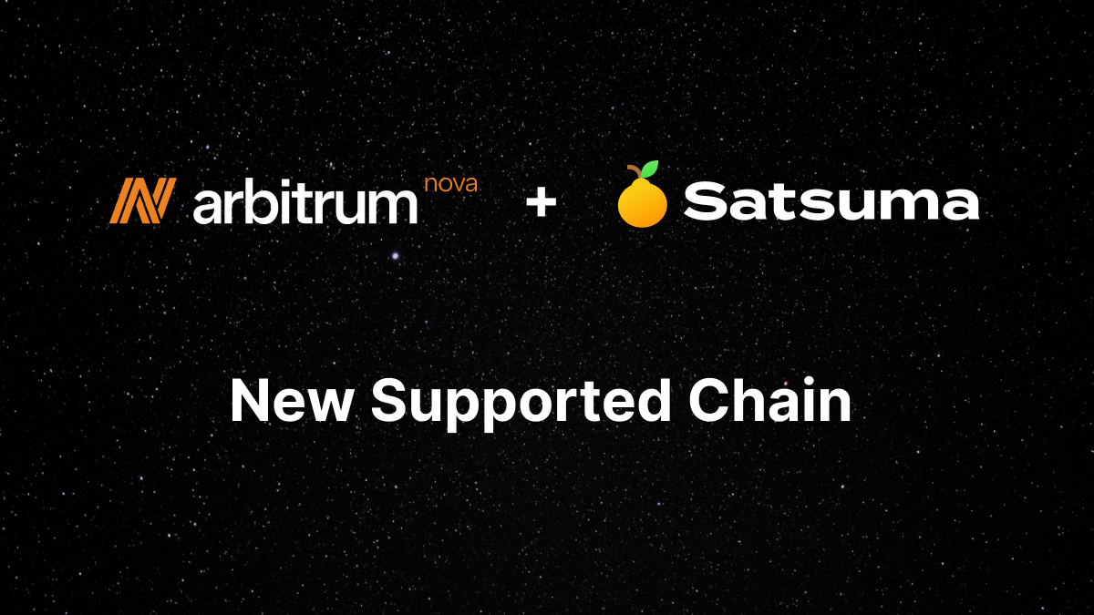New Chain: Arbitrum Nova